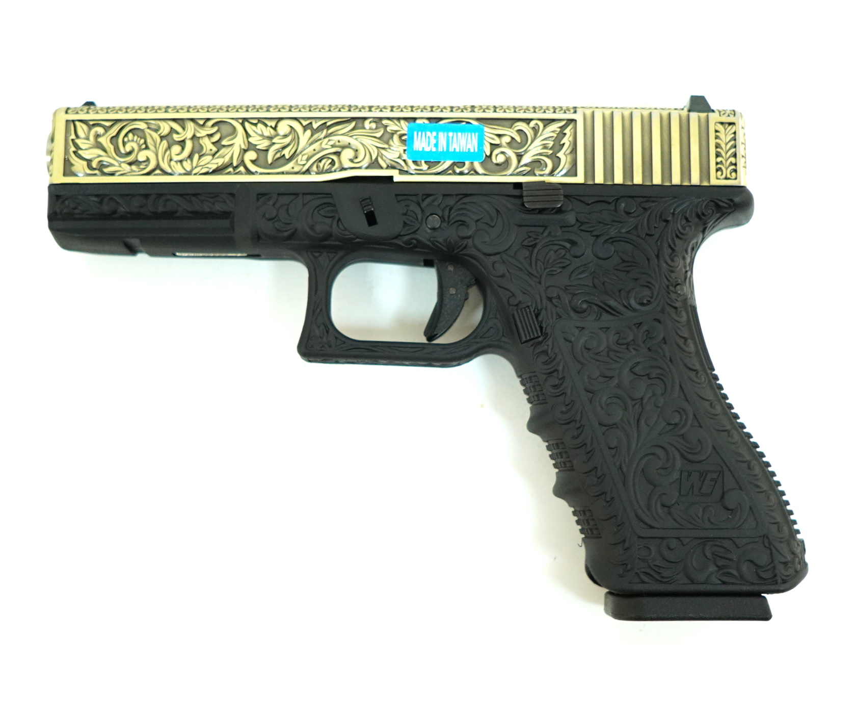 straykbolnyy-pistolet-we-glock-17-gen-3-bronze-s-gravirovkoy-we-g001box-br-1
